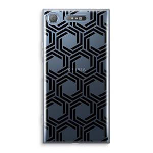 CaseCompany Geometrisch patroon: Sony Xperia XZ1 Transparant Hoesje