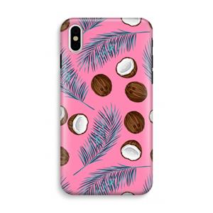 CaseCompany Kokosnoot roze: iPhone X Tough Case