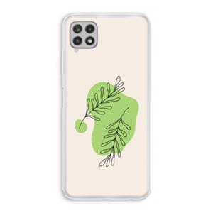 CaseCompany Beleaf in you: Samsung Galaxy A22 4G Transparant Hoesje