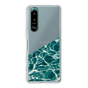 CaseCompany Weerkaatsing water: Sony Xperia 5 III Transparant Hoesje