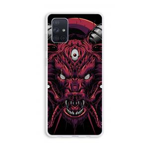 CaseCompany Hell Hound and Serpents: Galaxy A71 Transparant Hoesje