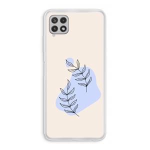 CaseCompany Leaf me if you can: Samsung Galaxy A22 4G Transparant Hoesje