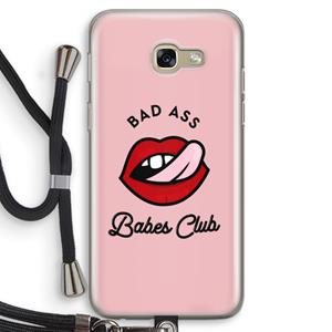 CaseCompany Badass Babes Club: Samsung Galaxy A5 (2017) Transparant Hoesje met koord