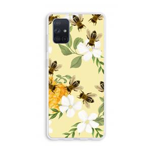 CaseCompany No flowers without bees: Galaxy A71 Transparant Hoesje