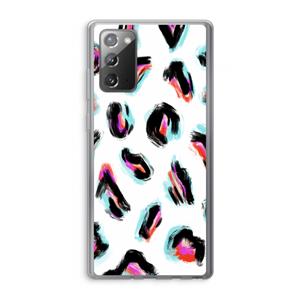 CaseCompany Cheetah color: Samsung Galaxy Note 20 / Note 20 5G Transparant Hoesje