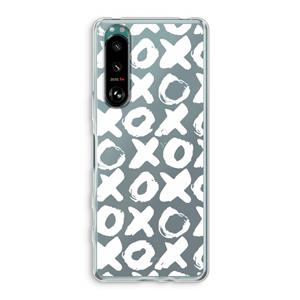 CaseCompany XOXO: Sony Xperia 5 III Transparant Hoesje