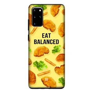 CaseCompany Eat Balanced: Samsung Galaxy S20 Plus Tough Case