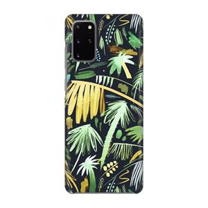 CaseCompany Tropical Palms Dark: Volledig geprint Samsung Galaxy S20 Plus Hoesje