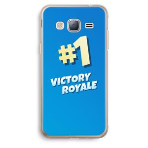 CaseCompany Victory Royale: Samsung Galaxy J3 (2016) Transparant Hoesje