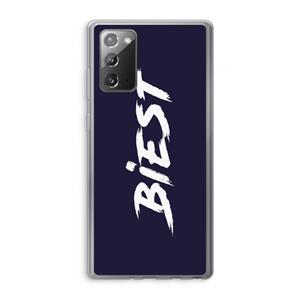 CaseCompany Biest: Samsung Galaxy Note 20 / Note 20 5G Transparant Hoesje