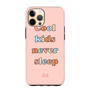 CaseCompany Cool Kids Never Sleep: iPhone 12 Pro Max Tough Case