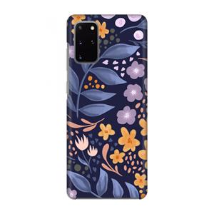 CaseCompany Flowers with blue leaves: Volledig geprint Samsung Galaxy S20 Plus Hoesje