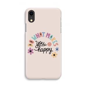 CaseCompany Happy days: iPhone XR Volledig Geprint Hoesje
