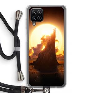 CaseCompany Children of the Sun: Samsung Galaxy A12 Transparant Hoesje met koord
