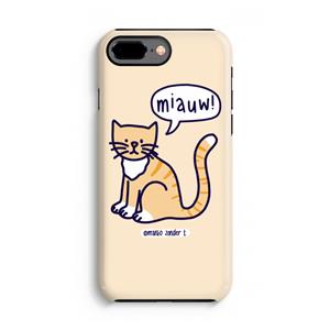 CaseCompany Miauw: iPhone 8 Plus Tough Case