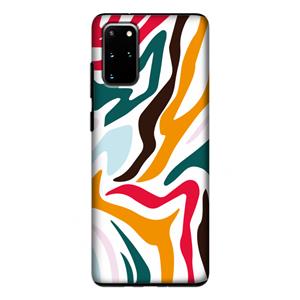 CaseCompany Colored Zebra: Samsung Galaxy S20 Plus Tough Case