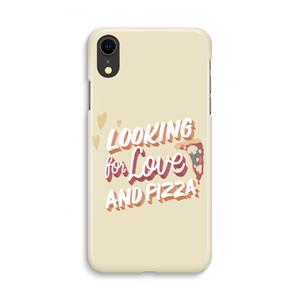 CaseCompany Pizza is the answer: iPhone XR Volledig Geprint Hoesje