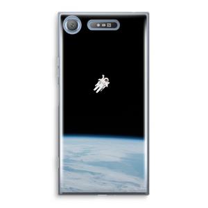 CaseCompany Alone in Space: Sony Xperia XZ1 Transparant Hoesje