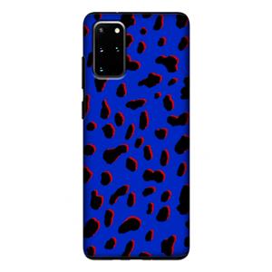 CaseCompany Blue Leopard: Samsung Galaxy S20 Plus Tough Case