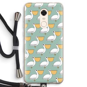 CaseCompany Pelican: Xiaomi Redmi 5 Transparant Hoesje met koord