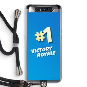 CaseCompany Victory Royale: Samsung Galaxy A80 Transparant Hoesje met koord