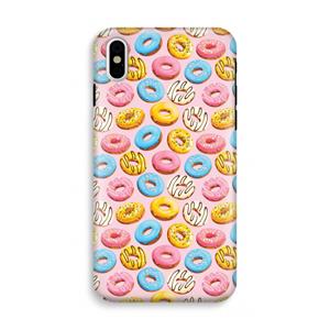 CaseCompany Pink donuts: iPhone X Tough Case