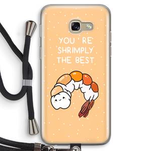 CaseCompany You're Shrimply The Best: Samsung Galaxy A5 (2017) Transparant Hoesje met koord