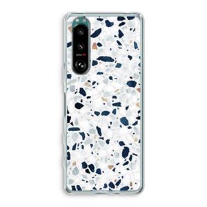 CaseCompany Terrazzo N°1: Sony Xperia 5 III Transparant Hoesje