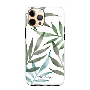 CaseCompany Tropical watercolor leaves: iPhone 12 Pro Max Tough Case