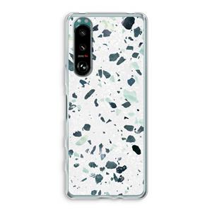 CaseCompany Terrazzo N°2: Sony Xperia 5 III Transparant Hoesje