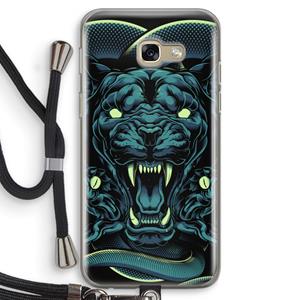 CaseCompany Cougar and Vipers: Samsung Galaxy A5 (2017) Transparant Hoesje met koord