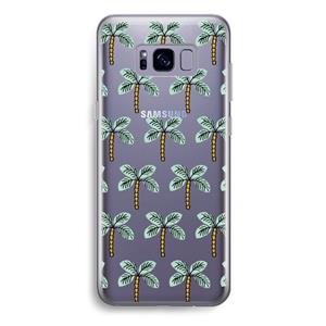 CaseCompany Paradise: Samsung Galaxy S8 Plus Transparant Hoesje