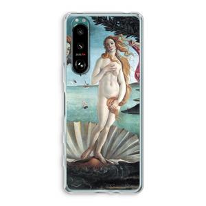 CaseCompany Birth Of Venus: Sony Xperia 5 III Transparant Hoesje