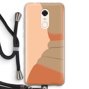 CaseCompany Bikini: Xiaomi Redmi 5 Transparant Hoesje met koord