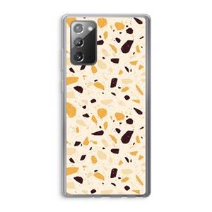 CaseCompany Terrazzo N°13: Samsung Galaxy Note 20 / Note 20 5G Transparant Hoesje