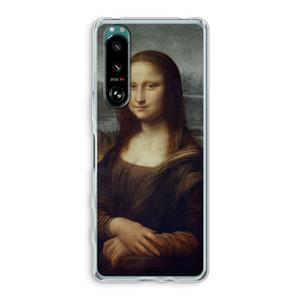 CaseCompany Mona Lisa: Sony Xperia 5 III Transparant Hoesje