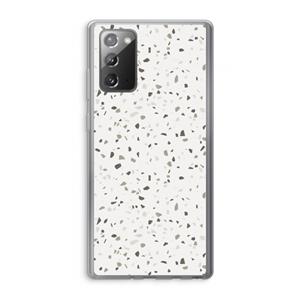 CaseCompany Terrazzo N°14: Samsung Galaxy Note 20 / Note 20 5G Transparant Hoesje