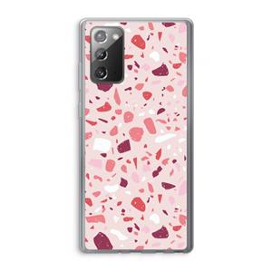 CaseCompany Terrazzo N°15: Samsung Galaxy Note 20 / Note 20 5G Transparant Hoesje