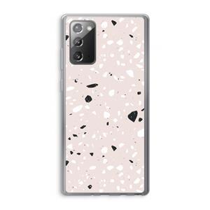 CaseCompany Terrazzo N°20: Samsung Galaxy Note 20 / Note 20 5G Transparant Hoesje