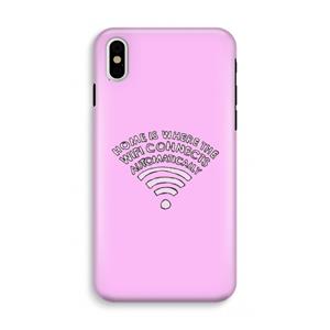 CaseCompany Home Is Where The Wifi Is: iPhone X Tough Case