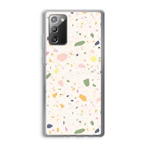CaseCompany Terrazzo N°21: Samsung Galaxy Note 20 / Note 20 5G Transparant Hoesje