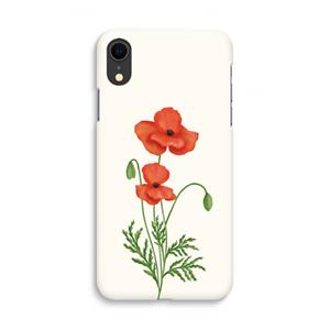 CaseCompany Red poppy: iPhone XR Volledig Geprint Hoesje