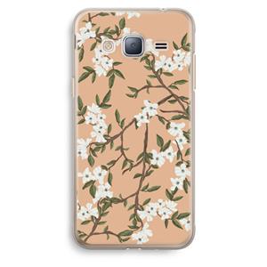CaseCompany Blossoming spring: Samsung Galaxy J3 (2016) Transparant Hoesje