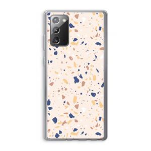 CaseCompany Terrazzo N°23: Samsung Galaxy Note 20 / Note 20 5G Transparant Hoesje