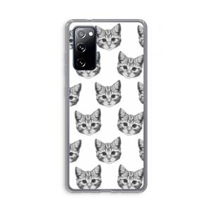 CaseCompany Kitten: Samsung Galaxy S20 FE / S20 FE 5G Transparant Hoesje