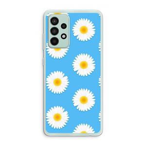 CaseCompany Margrietjes: Samsung Galaxy A52s 5G Transparant Hoesje