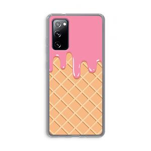 CaseCompany Ice cream: Samsung Galaxy S20 FE / S20 FE 5G Transparant Hoesje