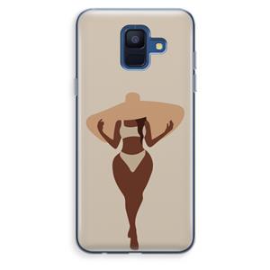 CaseCompany Let's get salty: Samsung Galaxy A6 (2018) Transparant Hoesje