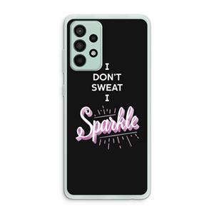CaseCompany Sparkle quote: Samsung Galaxy A52s 5G Transparant Hoesje