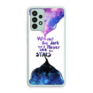 CaseCompany Stars quote: Samsung Galaxy A52s 5G Transparant Hoesje